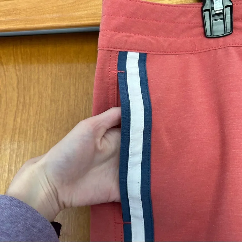 Faherty Retro Surf Stripe Boardshorts Size 40 Beach Summer Vacation Pool Swim